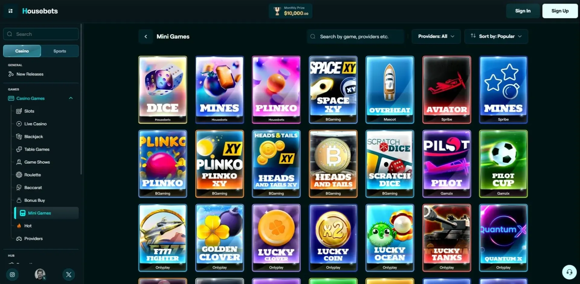 Housebets Casino: Explore Crypto Games and Sports Betting image 3